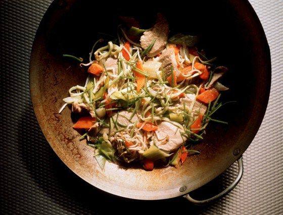 Курица с имбирем и морковью Курица с имбирем и морковью
