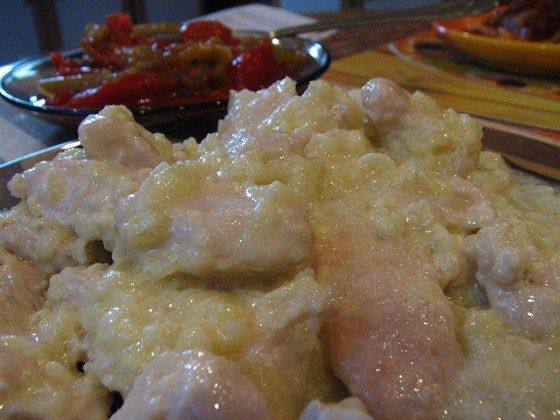 Курица в яблочно-чесночном соусе Курица в яблочно-чесночном соусе