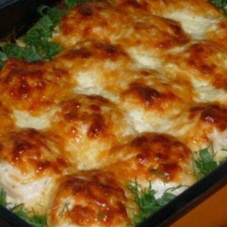 Куриные шарики в сливках Куриные шарики в сливках