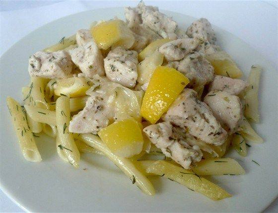 Куриное филе, запеченное с лимонами Куриное филе, запеченное с лимонами