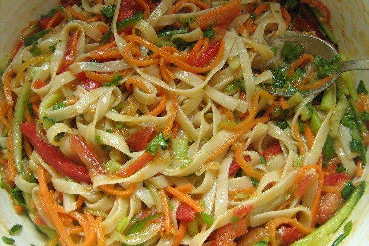 Лапша удон с овощами Лапша удон с овощами