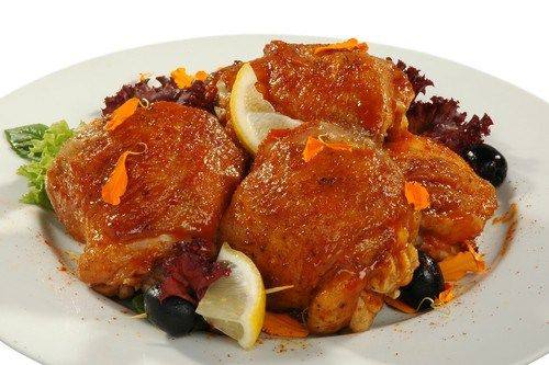 Медовая курица на гриле Медовая курица на гриле