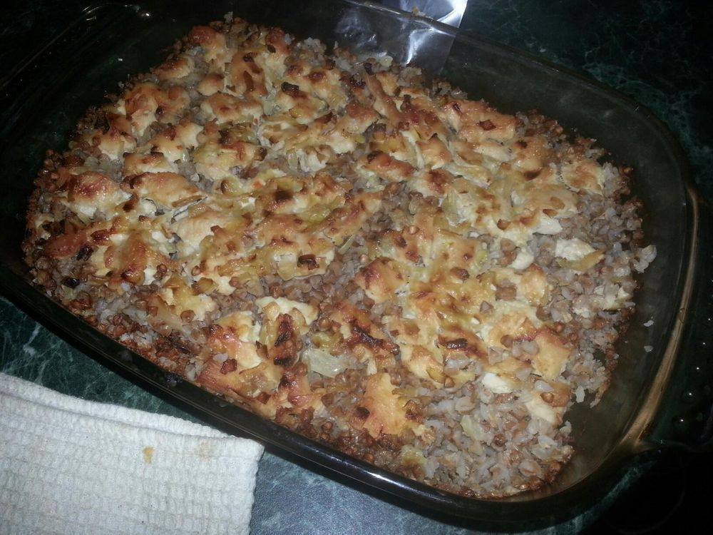 Запеканка из курицы и гречки Запеканка из курицы и гречки