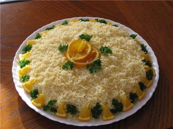 Салат из курицы с корейской морковкой Салат из курицы с корейской морковкой