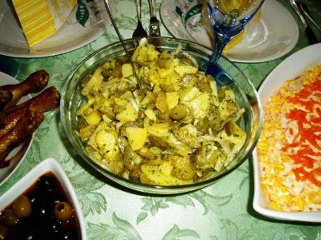 Картофельный салат по‑немецки Картофельный салат по‑немецки