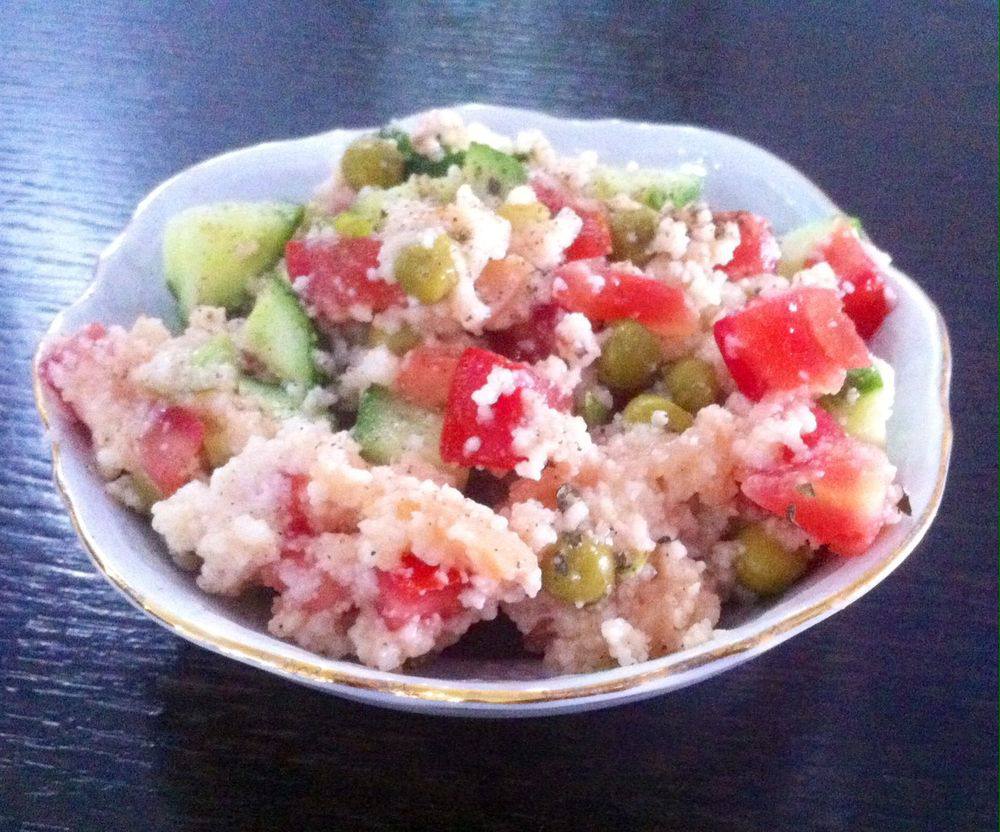 Кускус с лососем Кускус с лососем