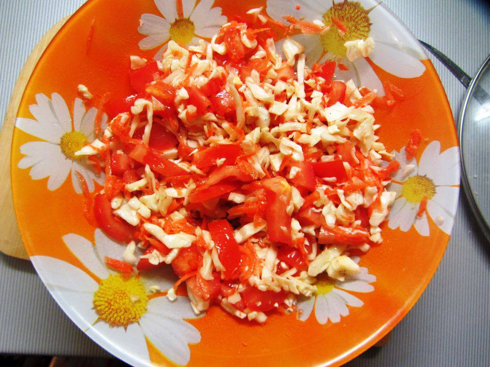 Салат-гарнир к жаренному мясу Салат-гарнир к жаренному мясу