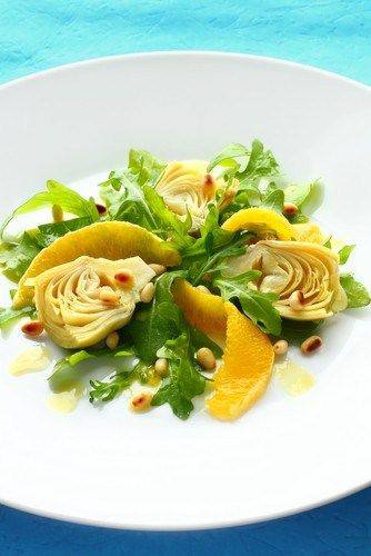 Салат из артишоков и апельсинов Салат из артишоков и апельсинов