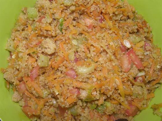 Салат из кускуса и овощей Салат из кускуса и овощей
