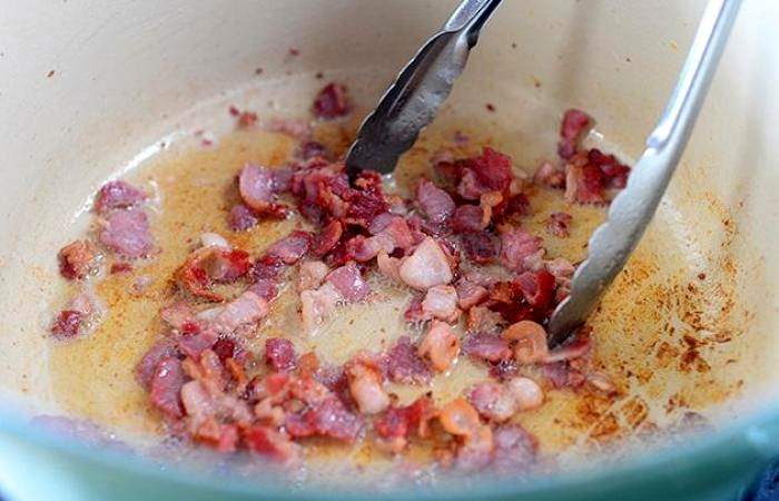 Рецепт Картофельный суп-пюре с беконом  шаг-2