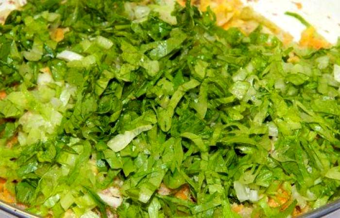 Рецепт Шаурма с рыбой, сыром и овощами шаг-7