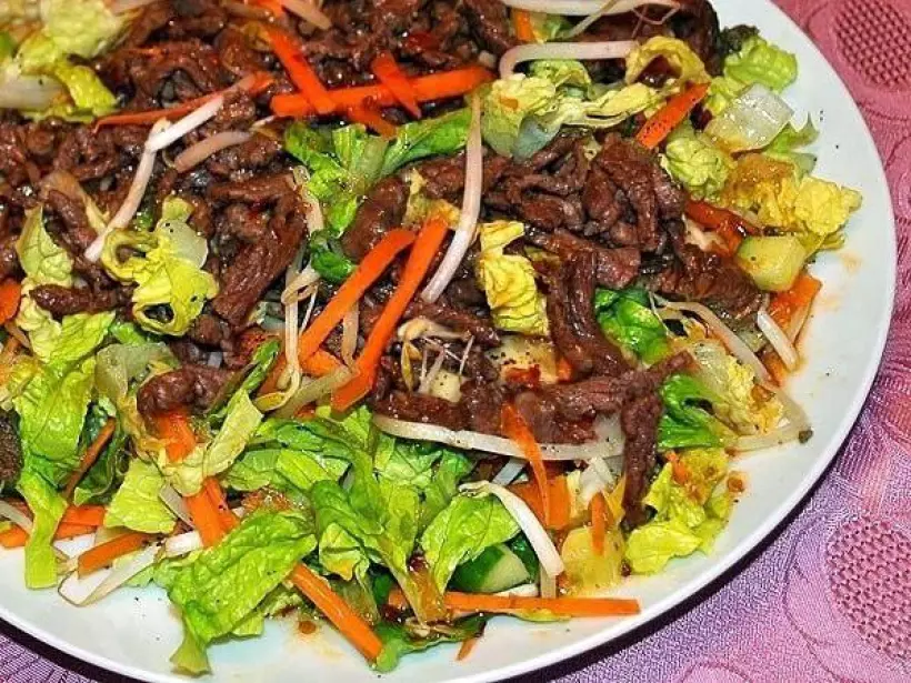 Готовим Салаты Тайский салат с говядиной