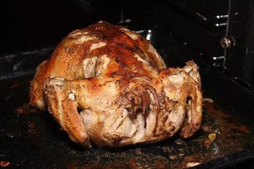 Готовим Мясо Цыпленок табака со сметаной