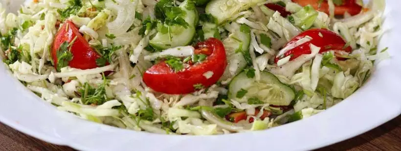 Рецепты салатов с капустой