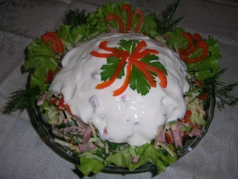 Готовим Салаты Супер простой и вкусный салат «Кармелита»