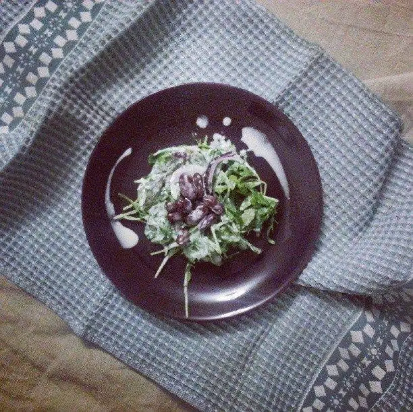 Готовим Салаты Тосканский салат с красной фасолью