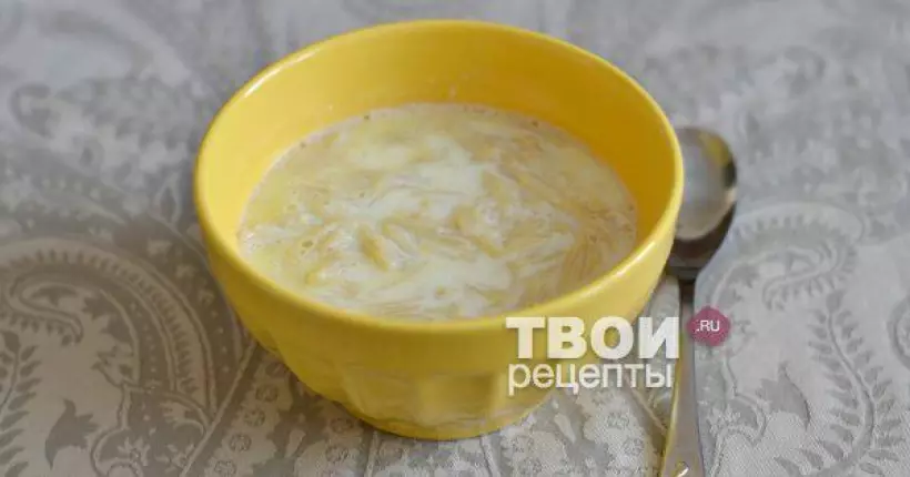 Готовим Супы Молочный суп в мультиварке