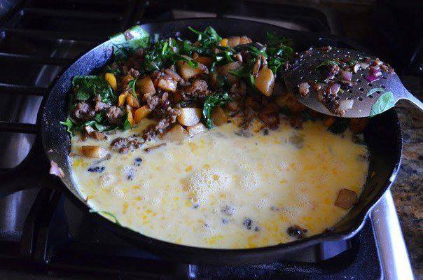 Рецепт Бурритос с грибами и беконом шаг-6