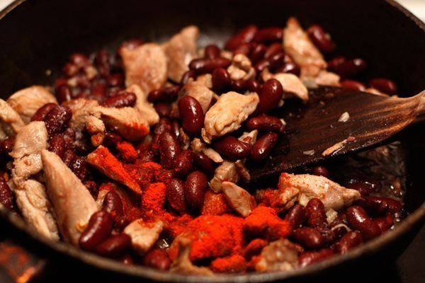 Рецепт Бурритос с индейкой и фасолью  шаг-4