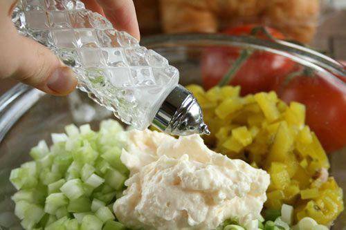 Рецепт Круассаны с салатом из тунца  шаг-2