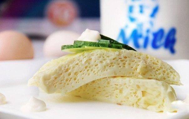 Рецепт Омлет без жарки Готовим Закуски Омлет без жарки