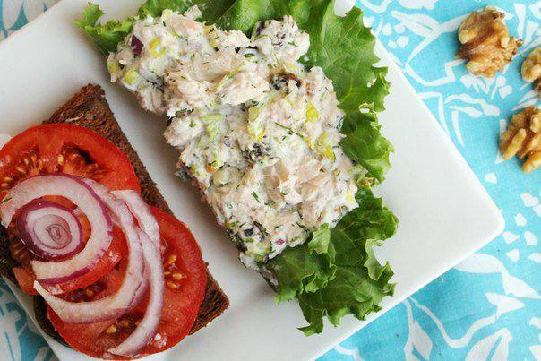 Рецепт Сэндвичи с салатом из тунца шаг-7
