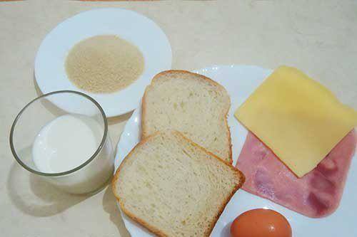 Рецепт Сэндвичи с ветчиной и сыром шаг-1