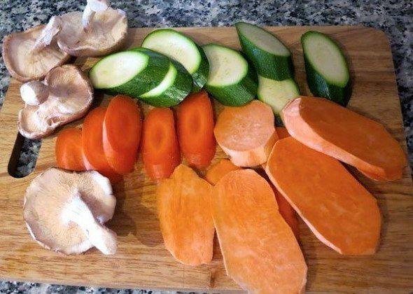 Рецепт Темпура из креветок и овощей  шаг-2