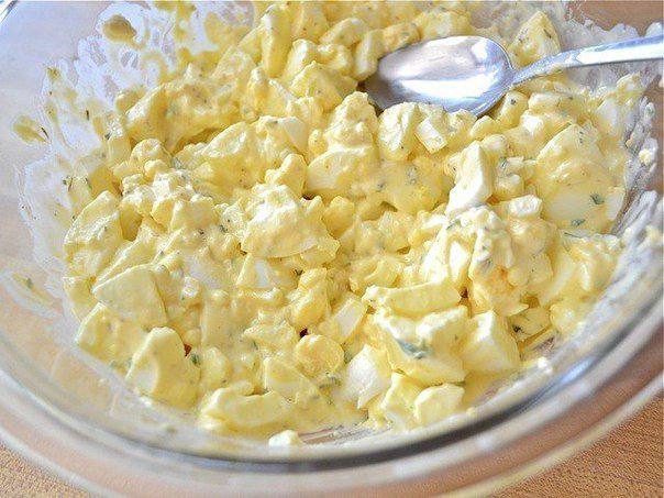 Рецепт Яичная закуска с лимоном и травами  шаг-4