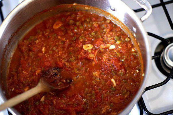 Рецепт Яичница с помидорами, перцем и специями  шаг-4