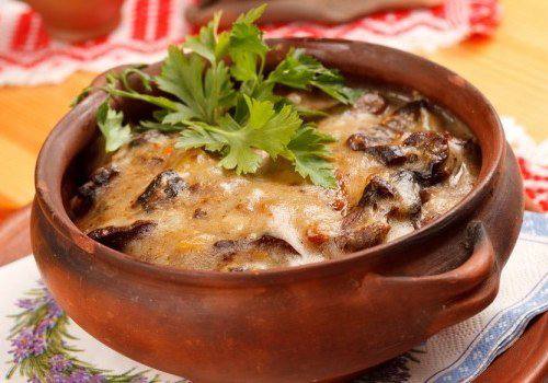 Рецепт Кабачки с грибами и кинзой Готовим Закуски Кабачки с грибами и кинзой