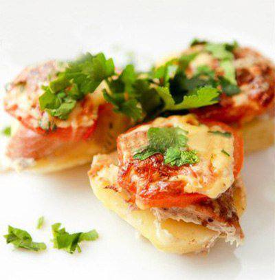 Рецепт Картофель со свининой Готовим Закуски Картофель со свининой