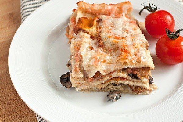 Рецепт Лазанья с лисичками и шампиньонами Готовим Закуски Лазанья с лисичками и шампиньонами