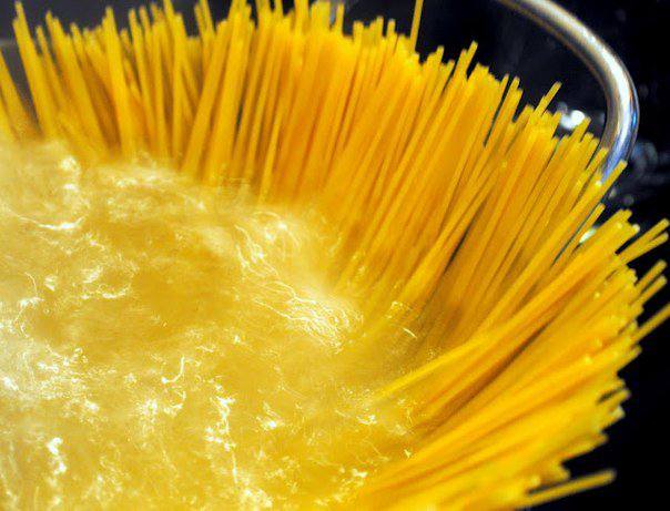 Рецепт Пряные спагетти шаг-1