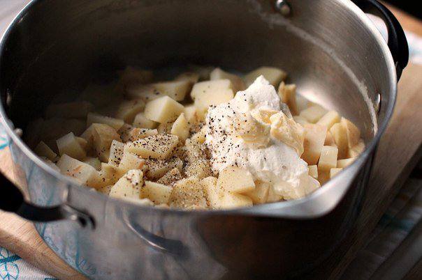 Рецепт Пюре из картофеля и сельдерея шаг-3