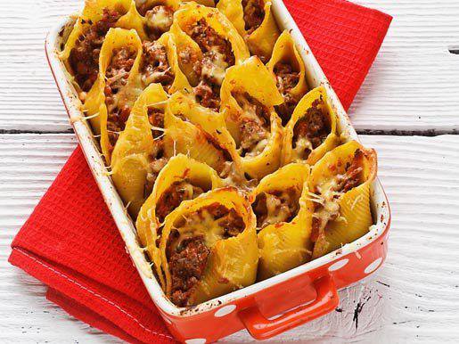 Рецепт Ракушки с куриным фаршем Готовим Закуски Ракушки с куриным фаршем