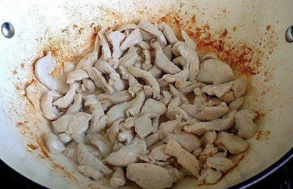 Рецепт Рис жасмин с овощами и курицей  шаг-2