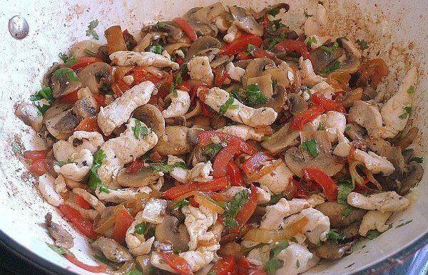Рецепт Рис жасмин с овощами и курицей шаг-5