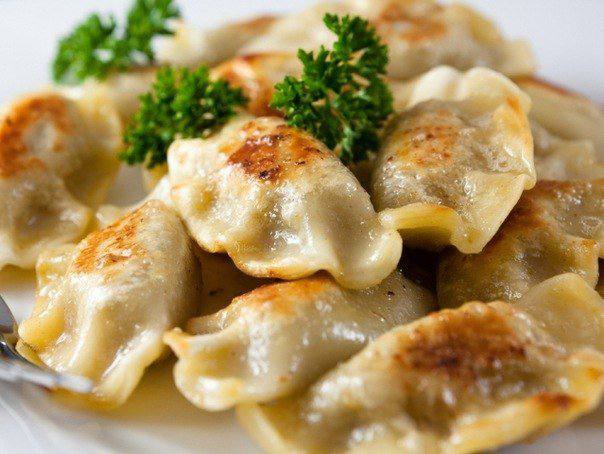 Рецепт Вареники с грибами Готовим Закуски Вареники с грибами