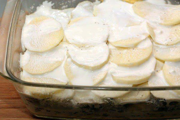 Рецепт Запеканка картофельная с фаршем шаг-7