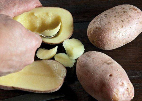 Рецепт Жюльен в картофеле шаг-1