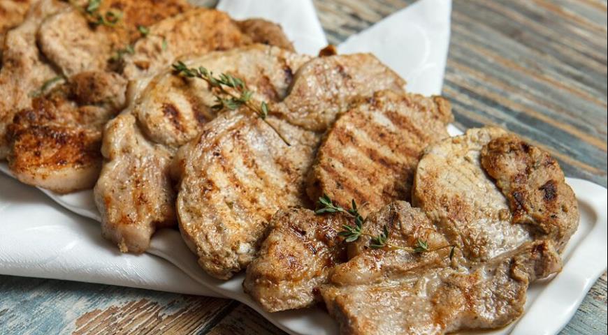Рецепт Свинина-гриль в лаймовом маринаде Готовим Мясо Свинина-гриль в лаймовом маринаде