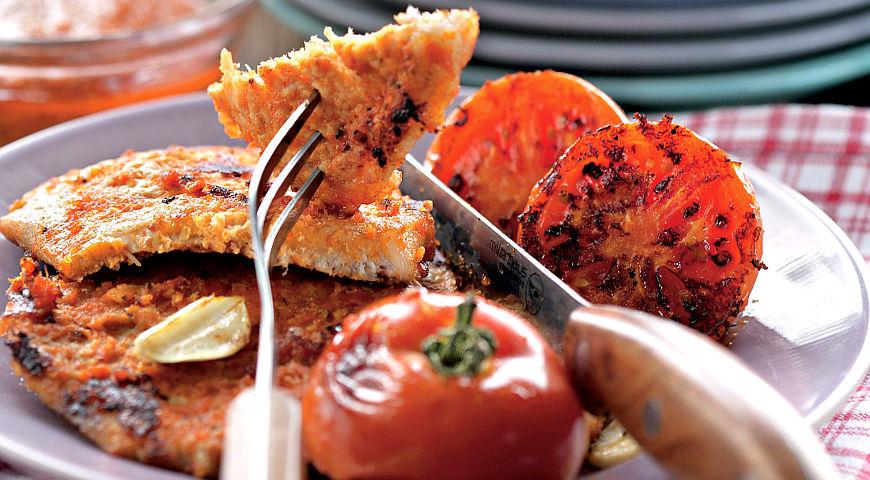 Рецепт Отбивные с помидорами на гриле Готовим Мясо Отбивные с помидорами на гриле