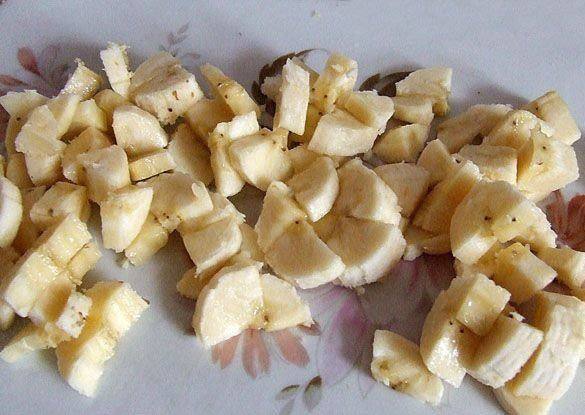 Рецепт Блинчики из рисовой бумаги с бананами  шаг-2