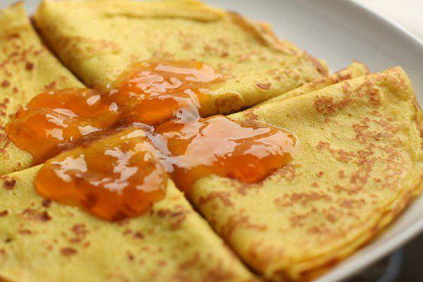 Рецепт Кукурузные блинчики Готовим Выпечка Кукурузные блинчики