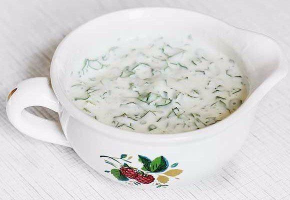Рецепт Кукурузные оладьи с йогуртовым соусом шаг-6