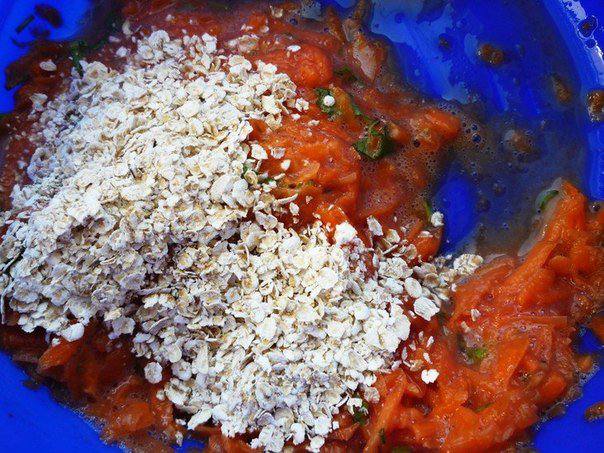 Рецепт Морковно-томатые оладьи  шаг-2