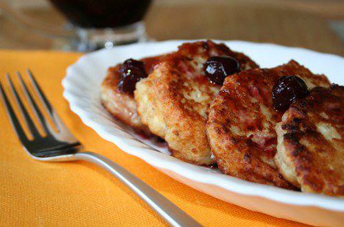 Рецепт Сырники с бананами Готовим Выпечка Сырники с бананами