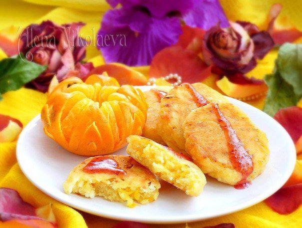 Рецепт Сырники с мандаринами Готовим Выпечка Сырники с мандаринами