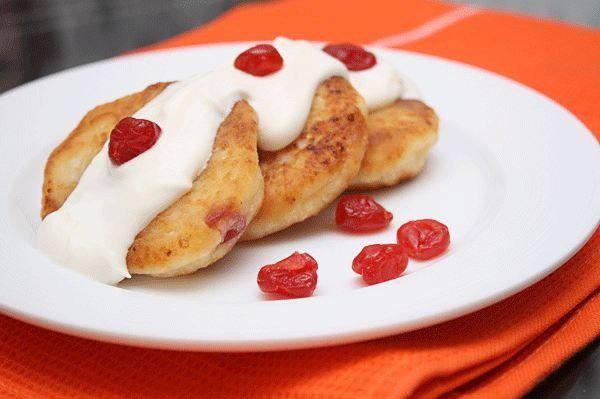 Рецепт Сырники с начинкой Готовим Выпечка Сырники с начинкой